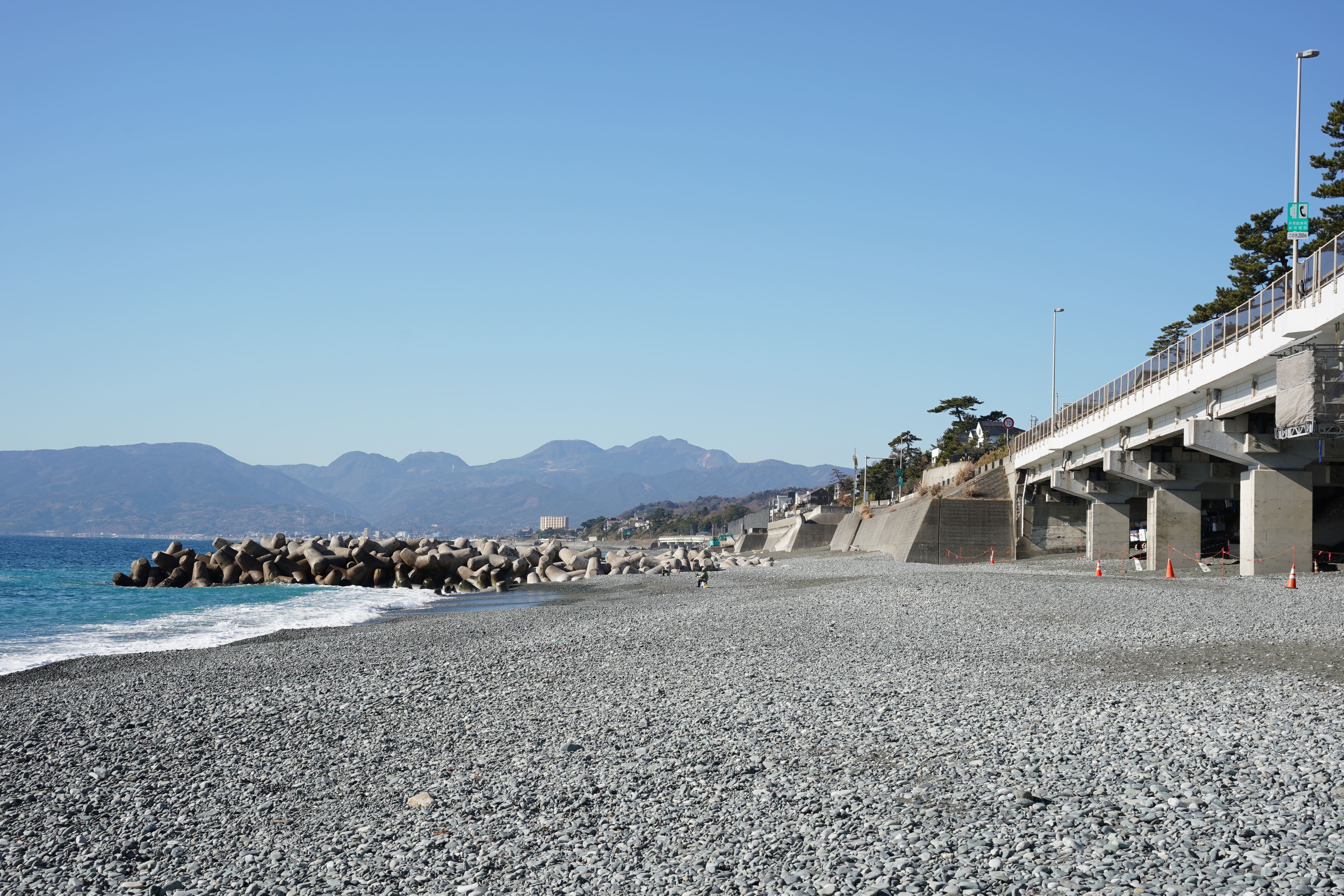現在の袖が浦海岸の写真