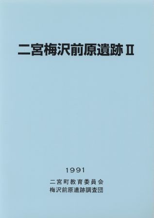 二宮梅沢前原遺跡2の表紙