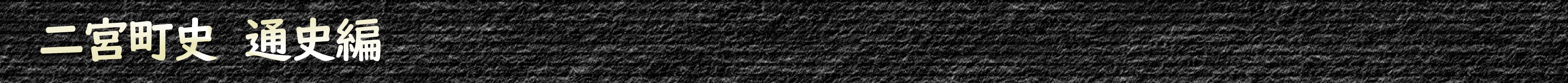 二宮町史 通史編