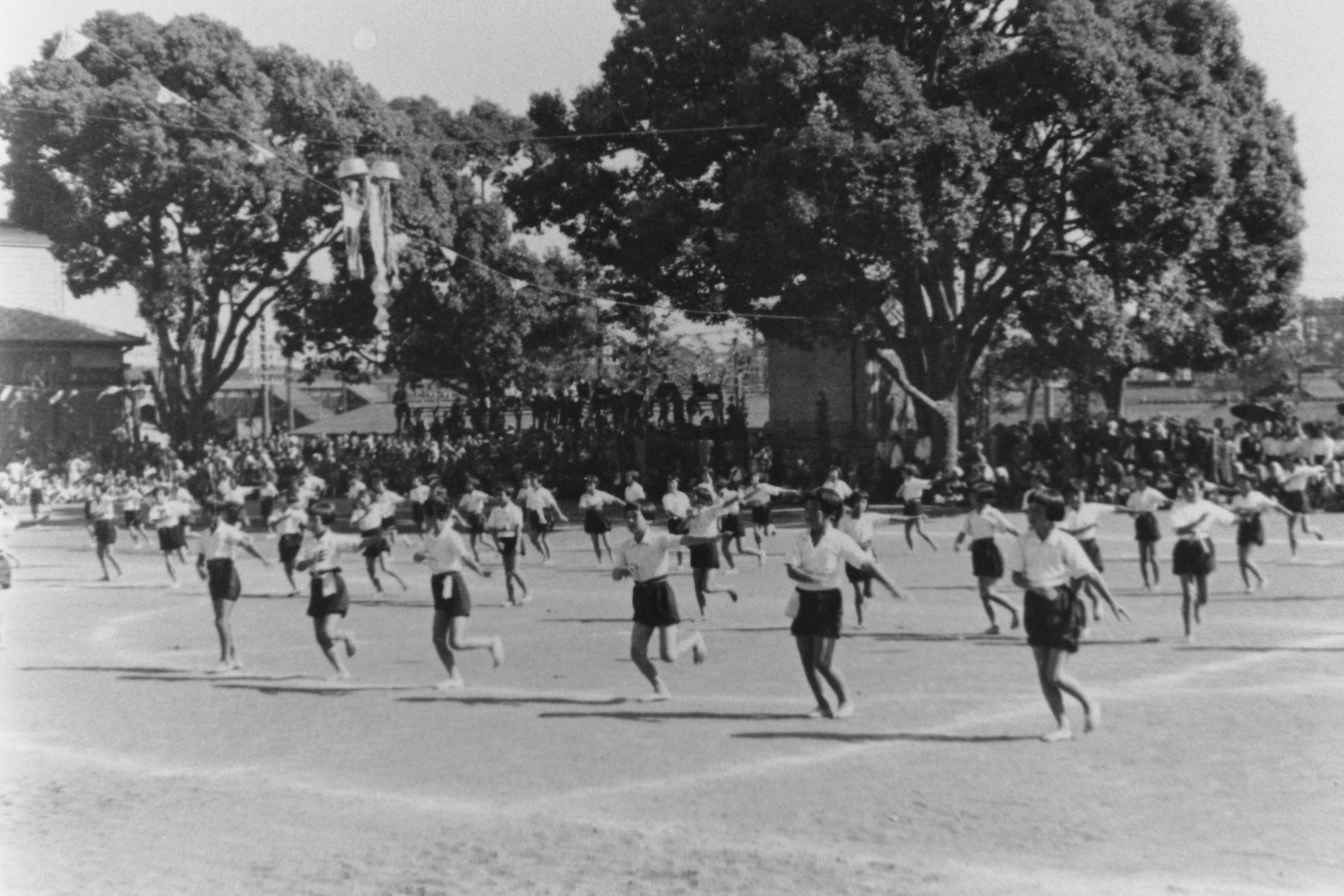 二宮国民学校秋季運動会(昭和16年)の写真