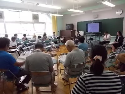 意見交換会写真(山西小学校)