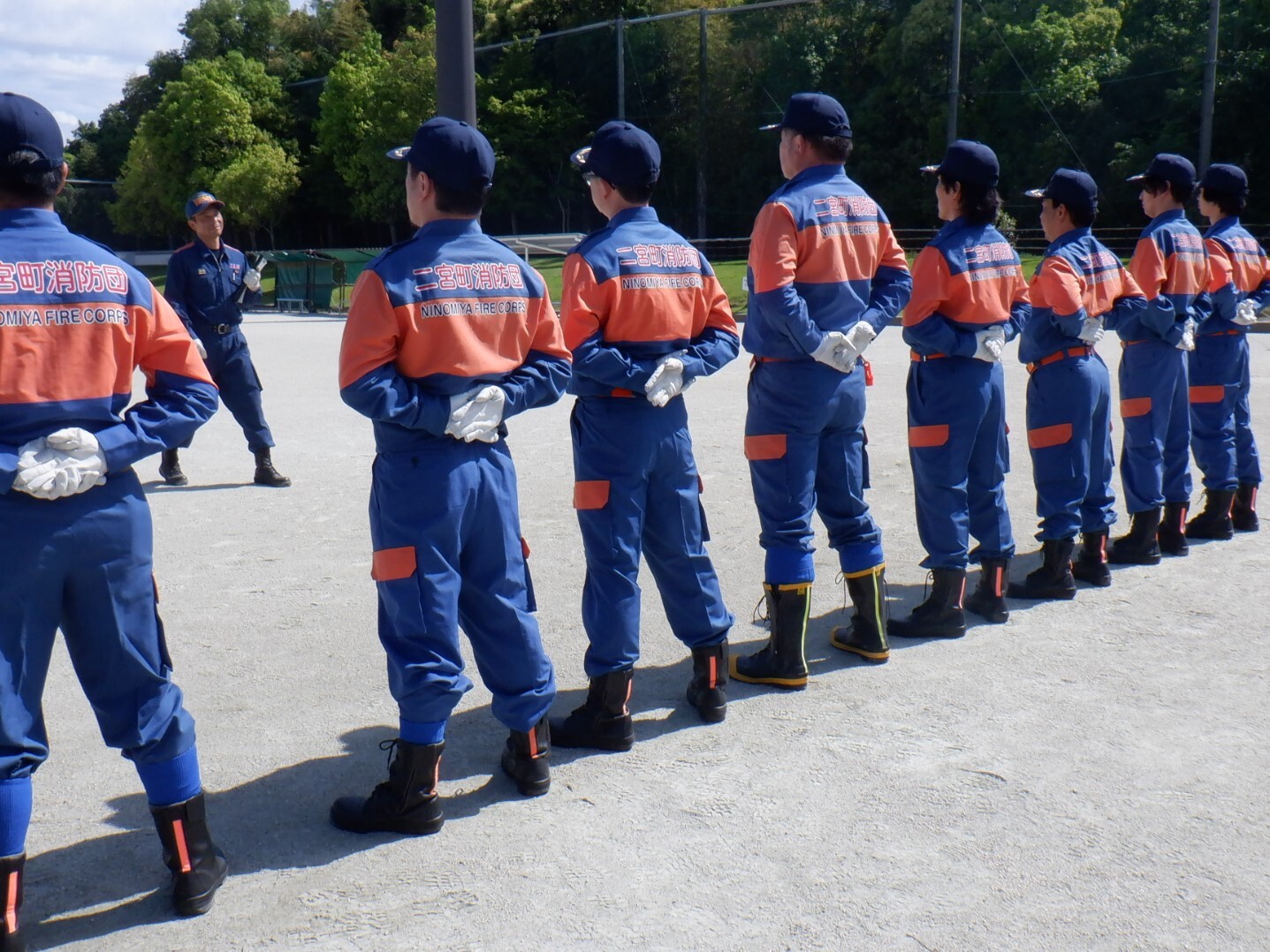 訓練礼式の写真1
