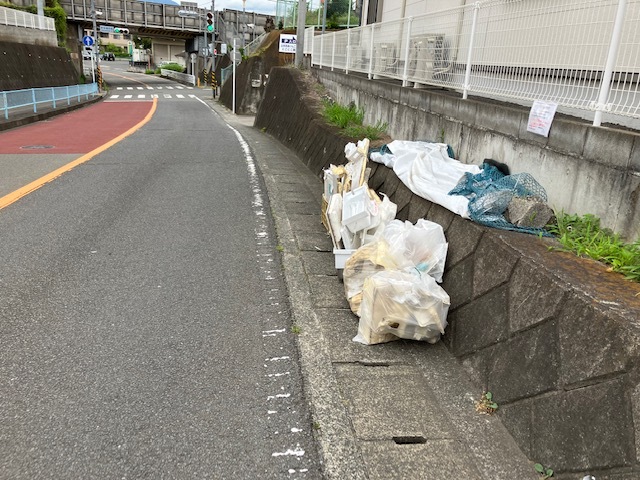 中里地区集積所(1)不法投棄写真