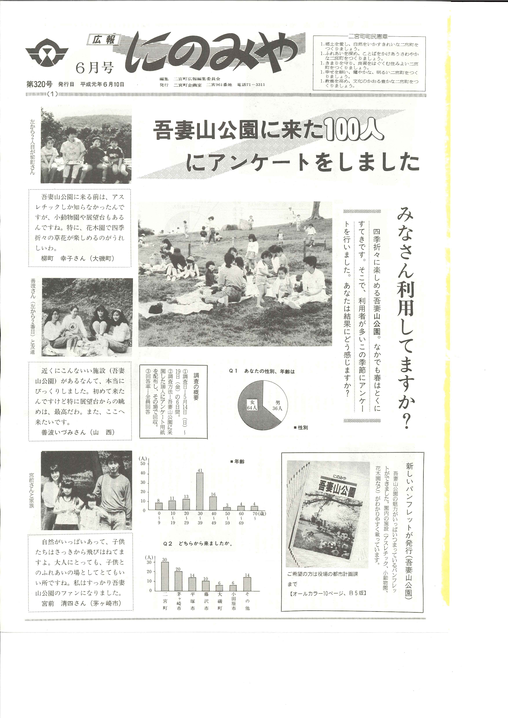 広報にのみや6月号