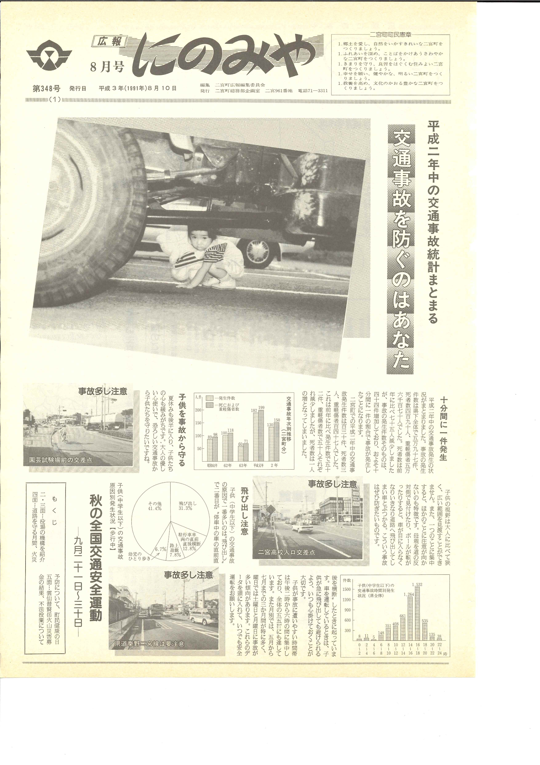 広報にのみや8月号