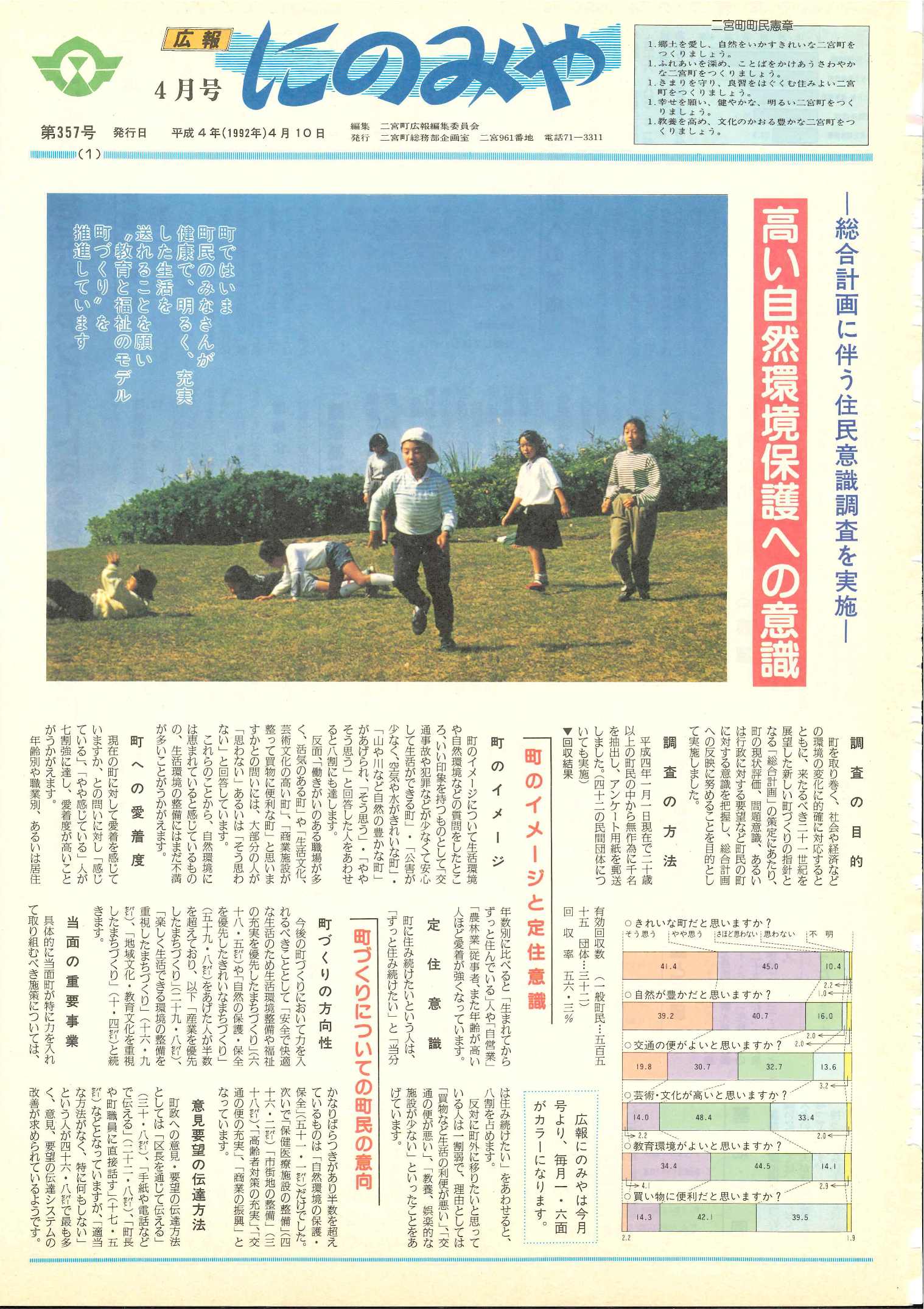 広報にのみや4月号