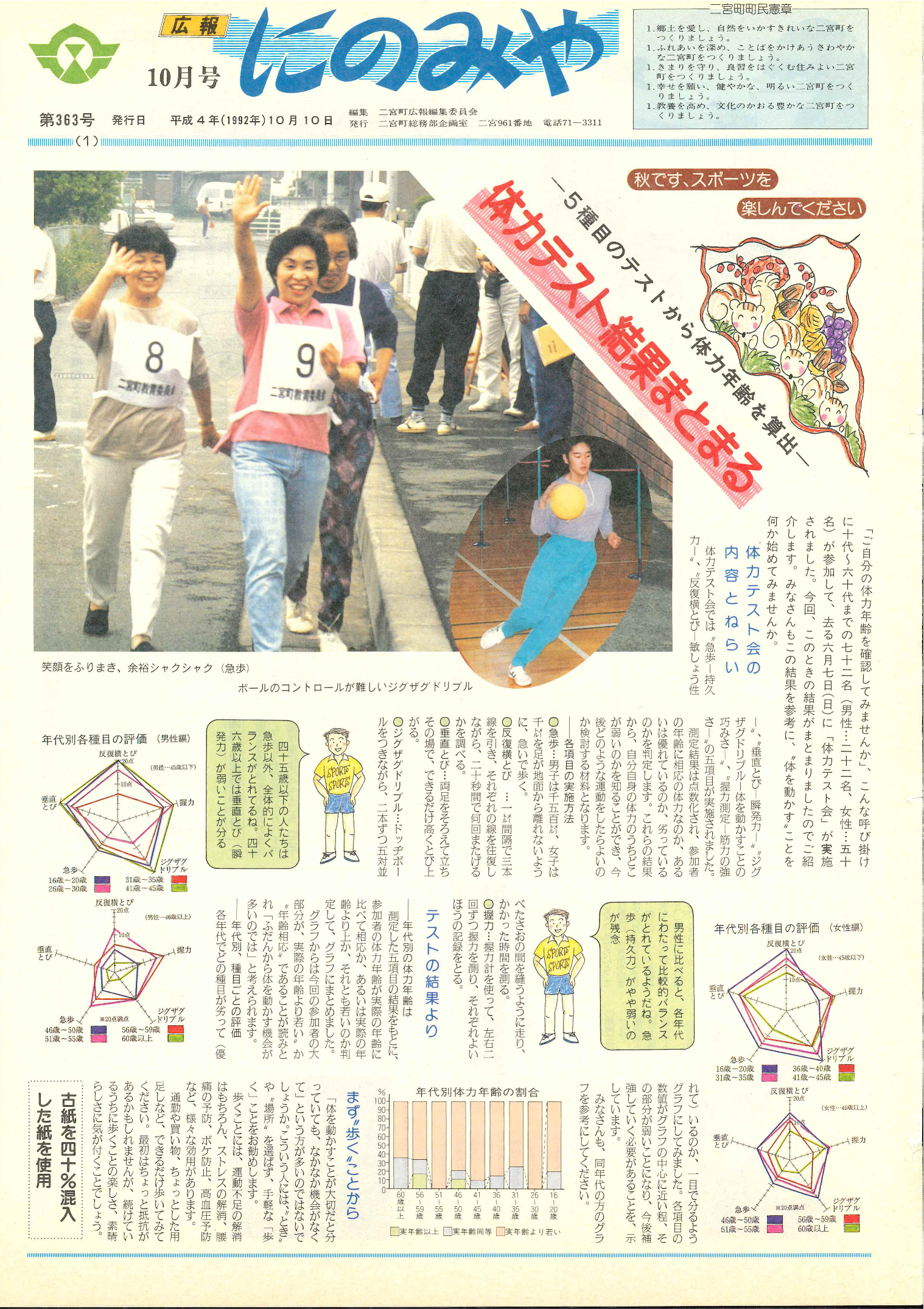 広報にのみや10月号