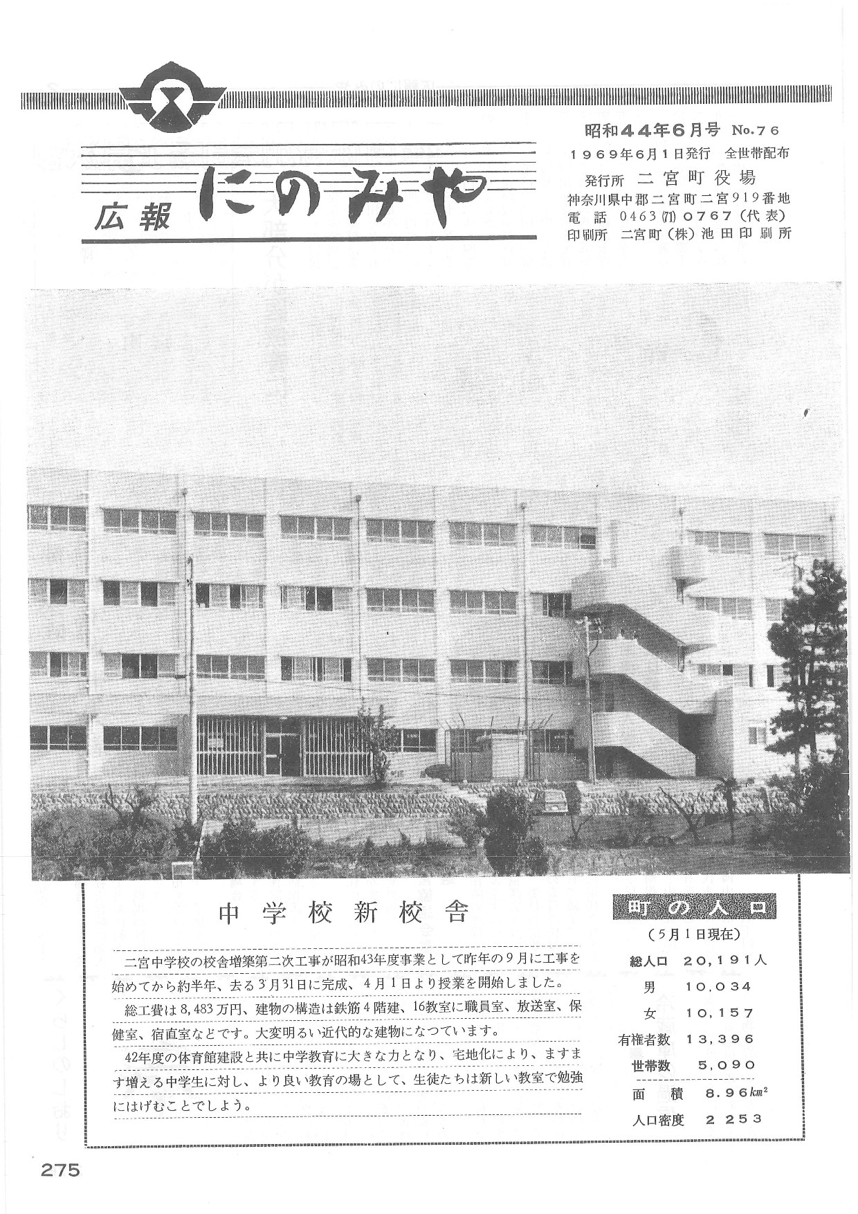 広報にのみや6月号