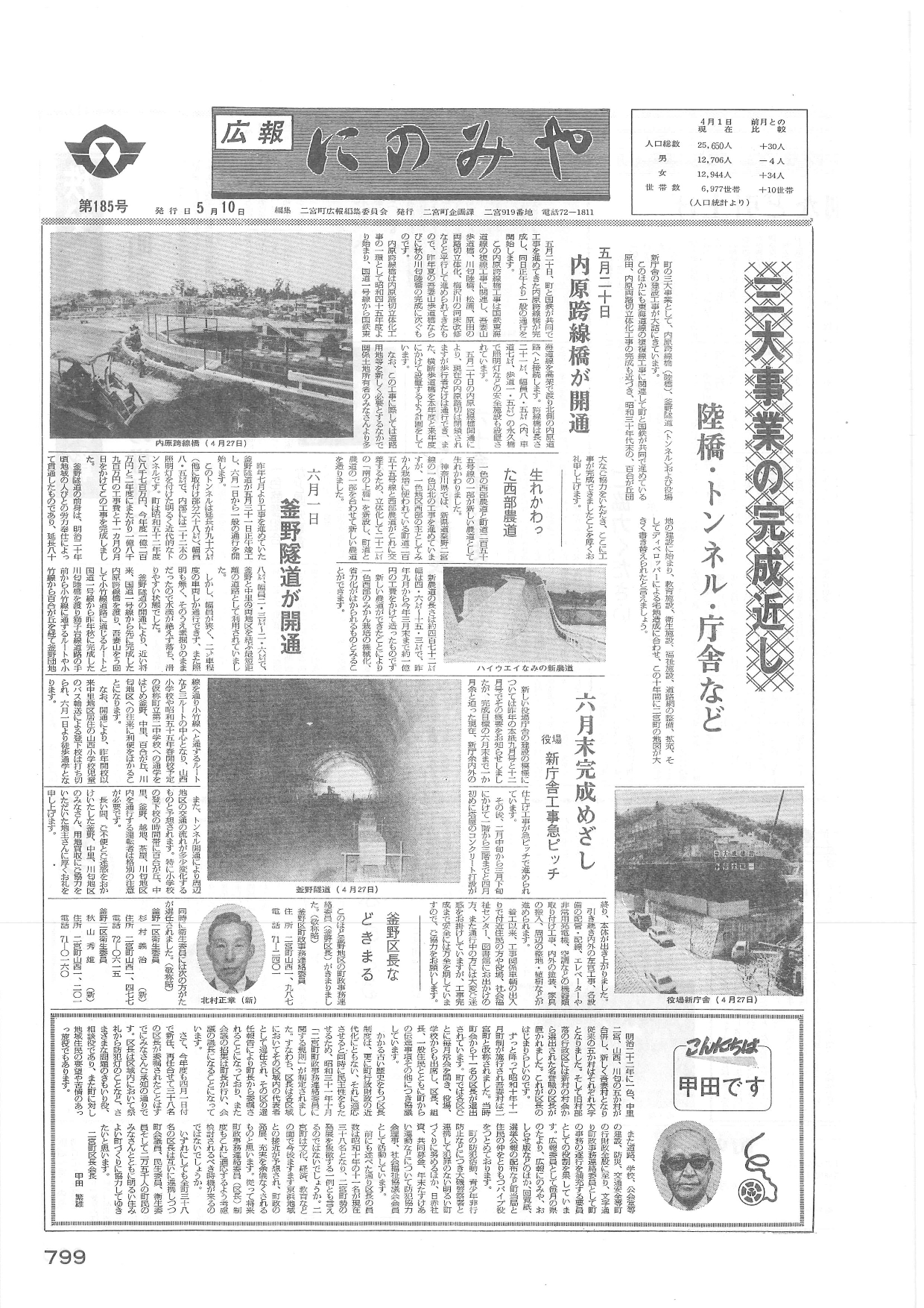 広報にのみや5月号