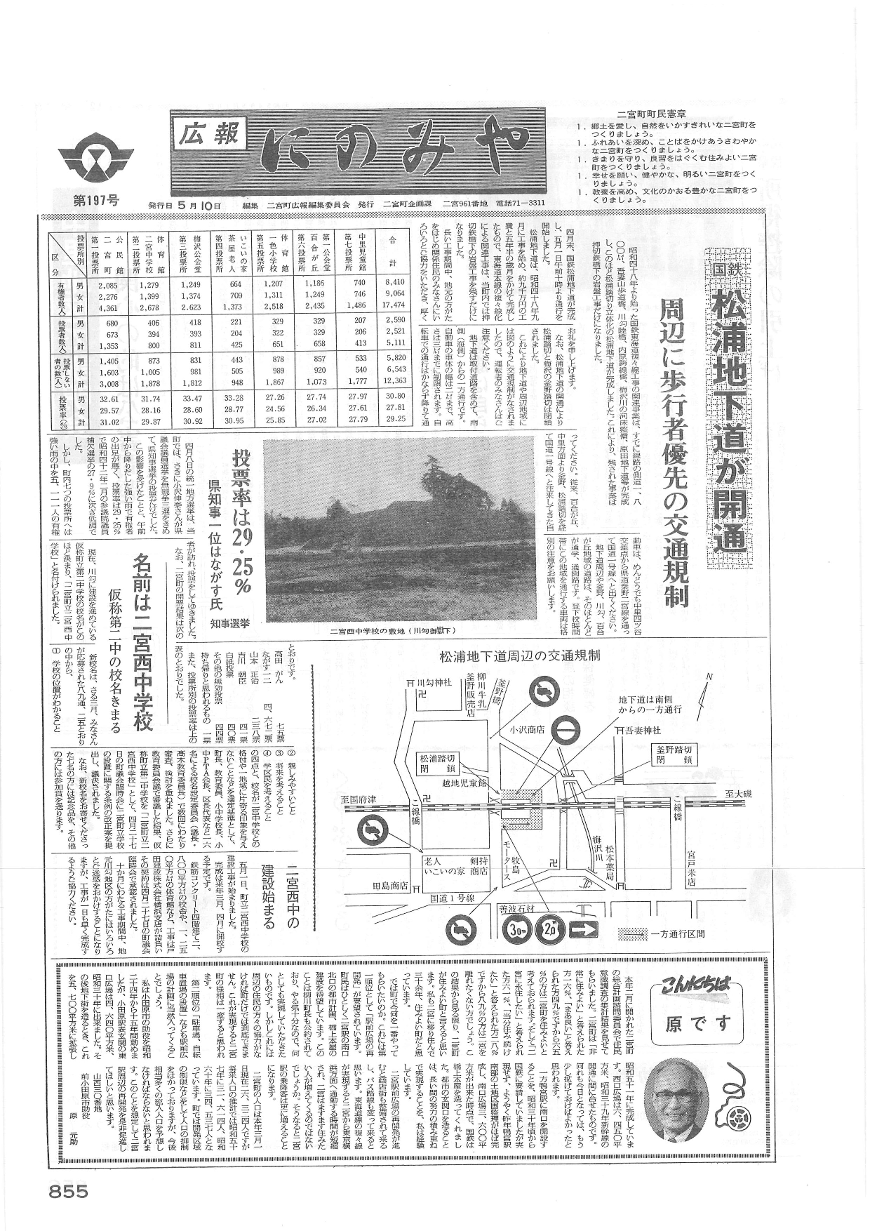 広報にのみや5月号