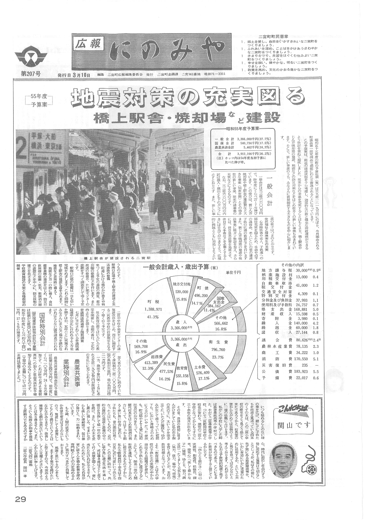 広報にのみや3月号