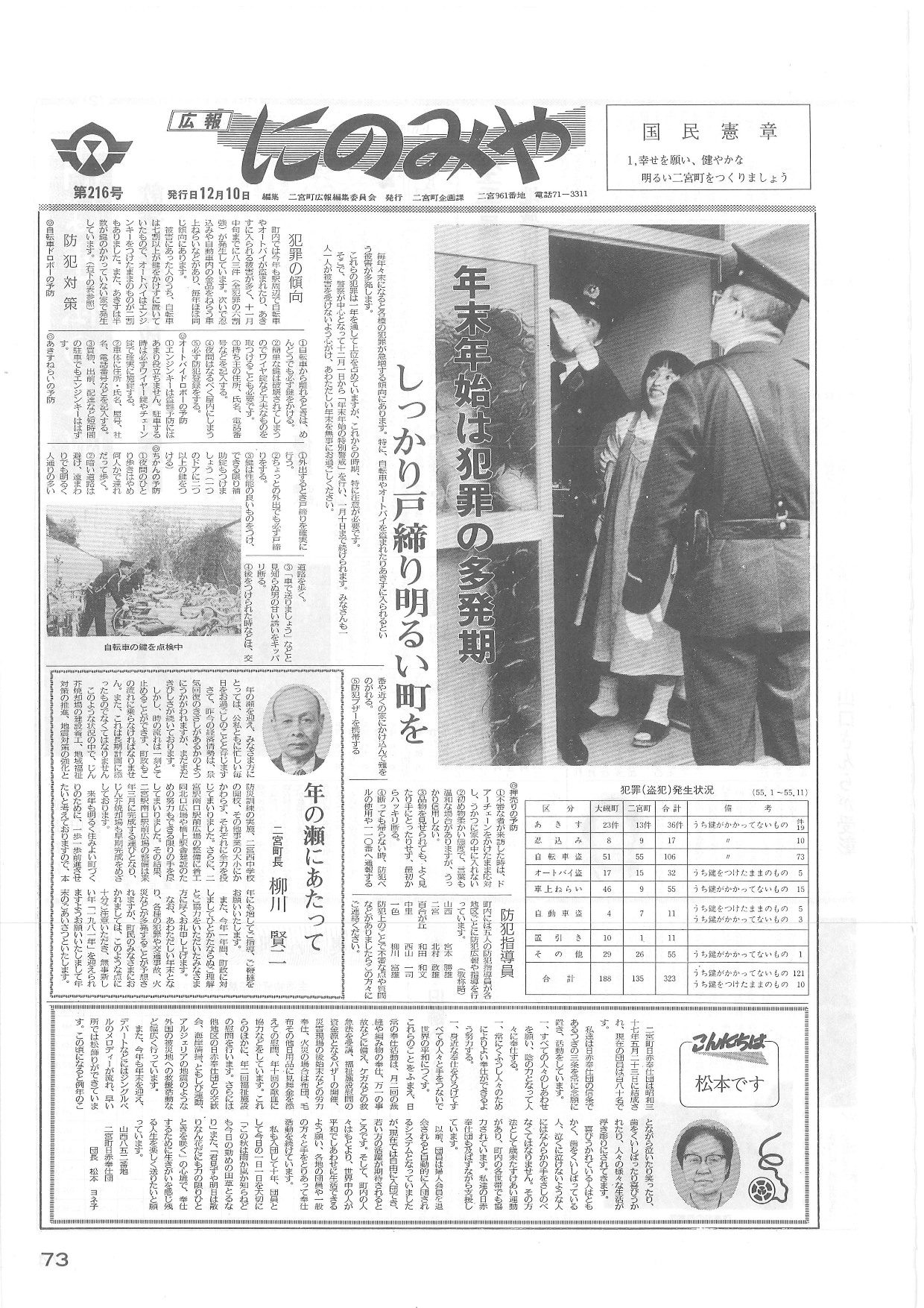 広報にのみや12月号