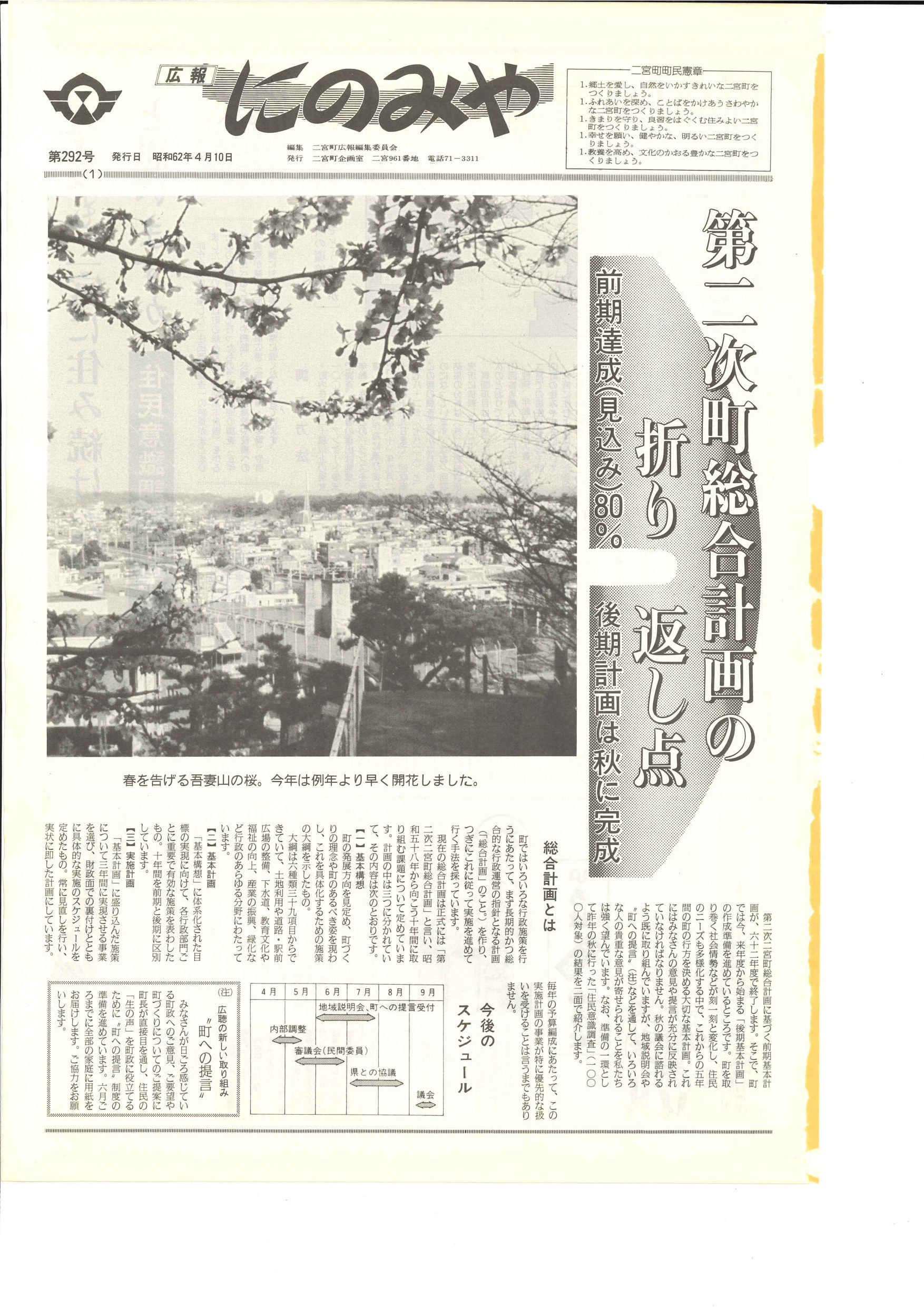 広報にのみや4月号