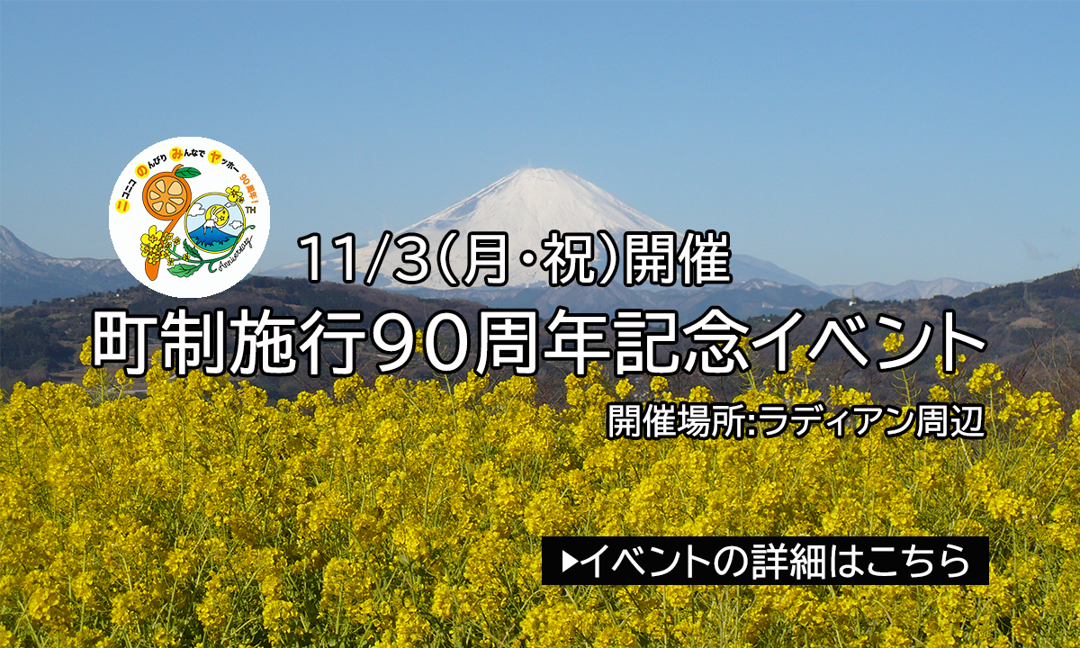 町制施行90周年記念イベント