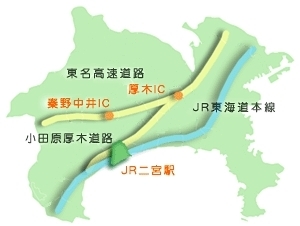 神奈川県地図